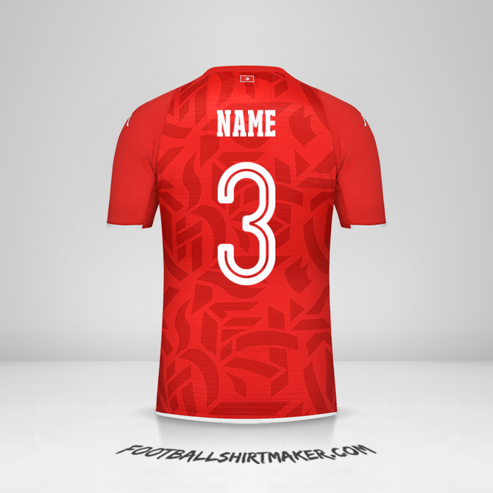 Shirt Tunisia 2022 -  name - 3