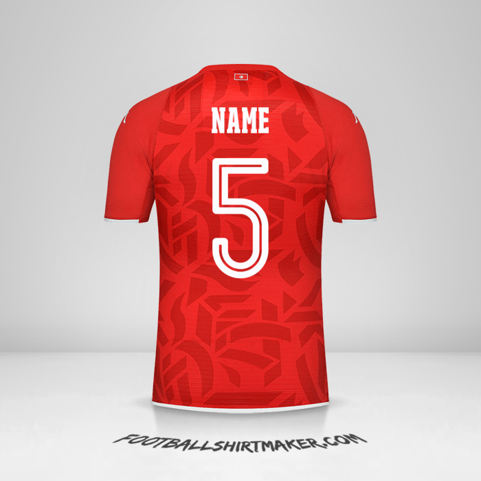 Shirt Tunisia 2022 -  name - 5