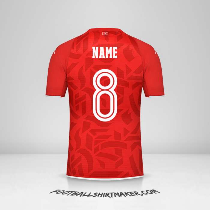 Trikot Tunesien 2022 -  name - 8