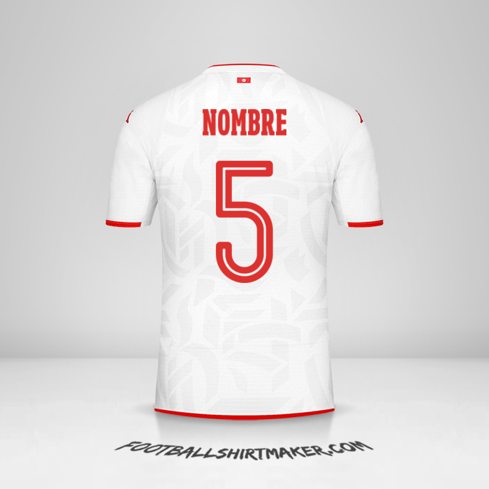 Jersey Tunez 2022 Visita -  nombre - 5