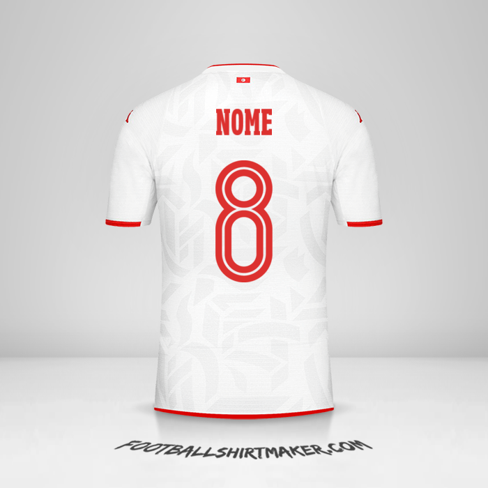 Camisa Tunísia 2022 Alternativa -  nome - 8