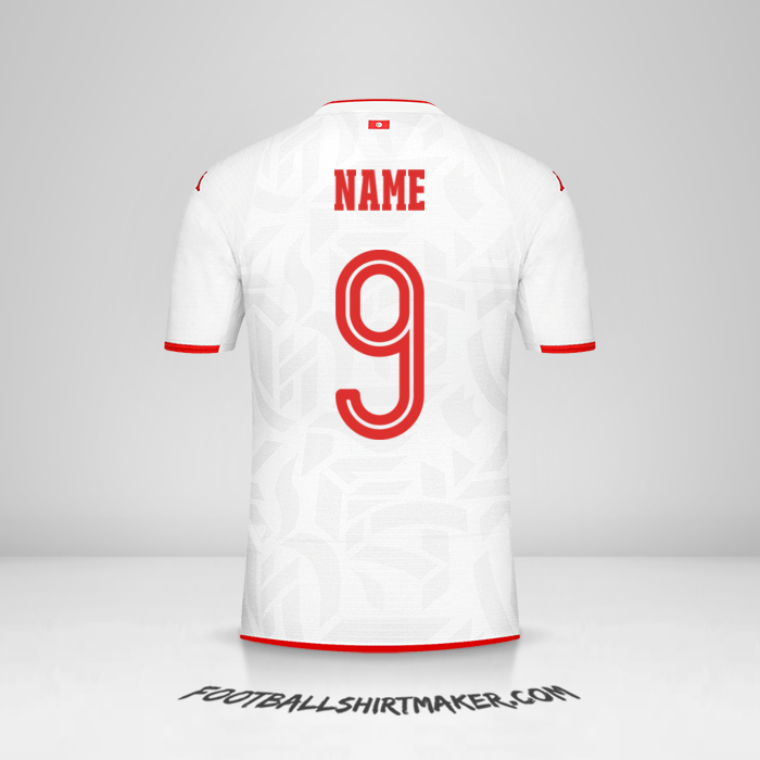 Jersey Tunisia 2022 Away -  name - 9