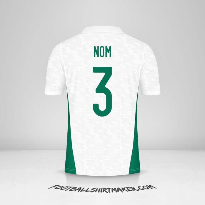 Maillot Algérie 2020/2021 -  nom - 3