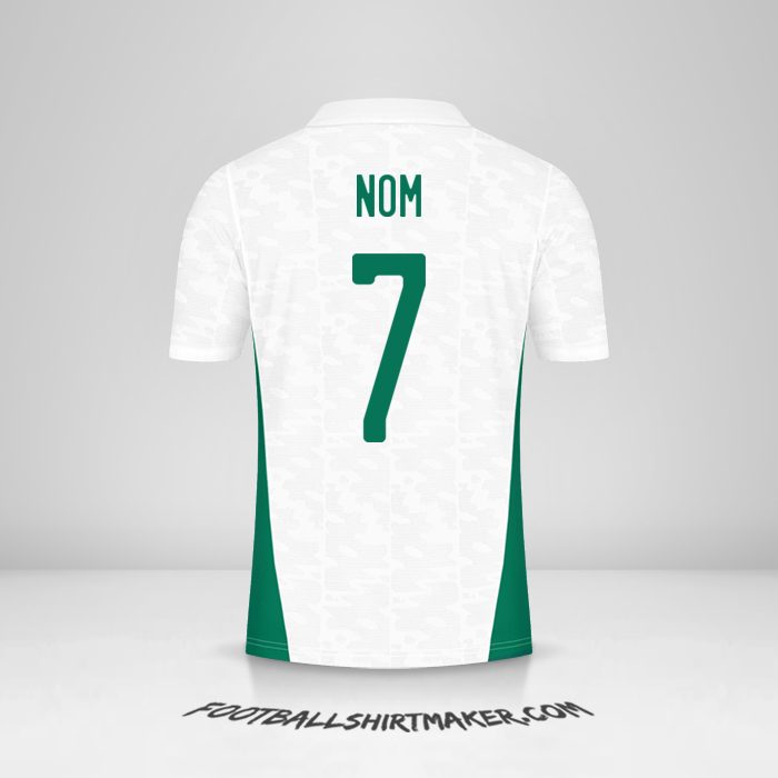 Maillot Algérie 2020/2021 -  nom - 7