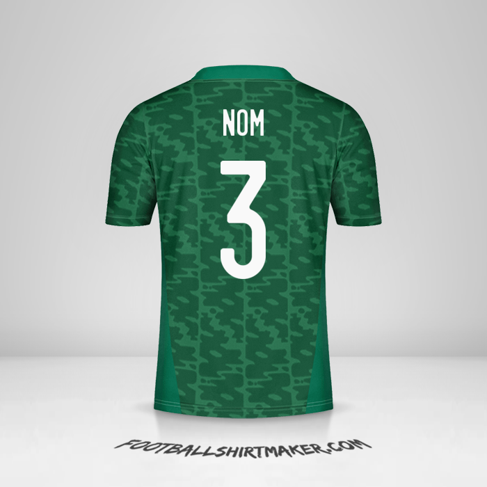 Maillot Algérie 2020/2021 Extérieur -  nom - 3