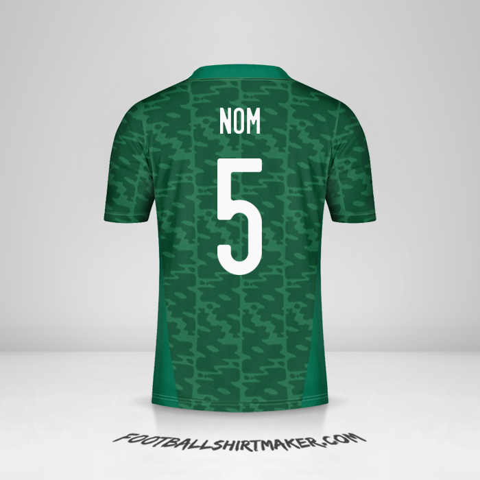 Maillot Algérie 2020/2021 Extérieur -  nom - 5