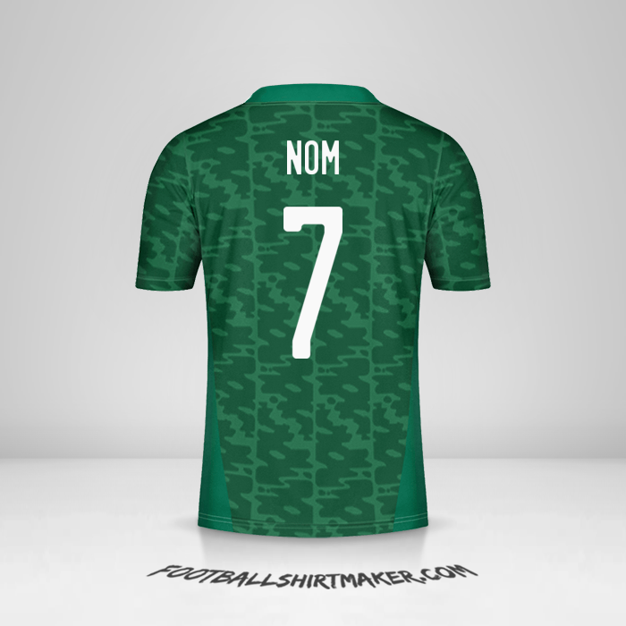 Maillot Algérie 2020/2021 Extérieur -  nom - 7