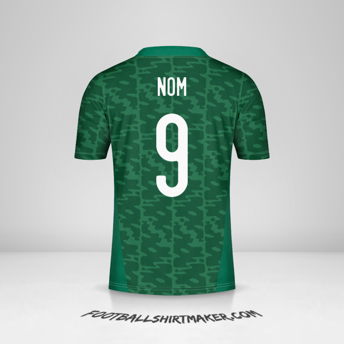Maillot Algérie 2020/2021 Extérieur -  nom - 9