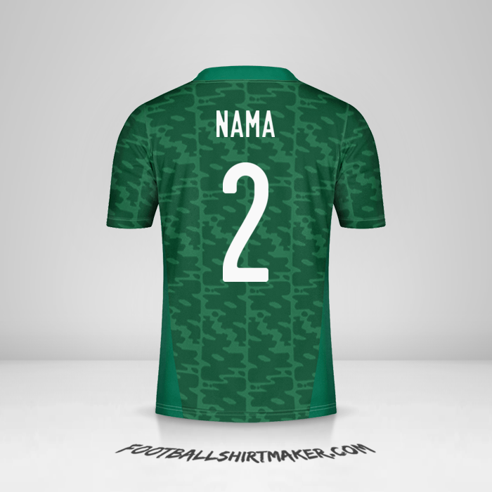 Jersey Aljazair 2020/2021 Alternatif -  nama - 2