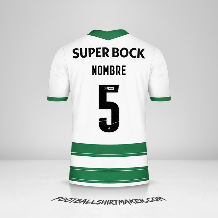 Jersey Sporting Clube 2021/2022 -  nombre - 5
