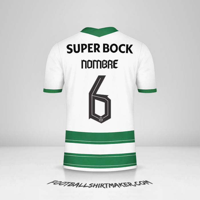 Jersey Sporting Clube Allianz Cup 2021/2022 -  nombre - 6