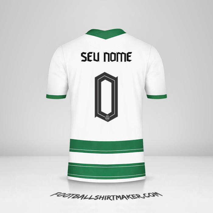 Camisa Sporting Clube UCL 2021/2022 -  seu nome - 0