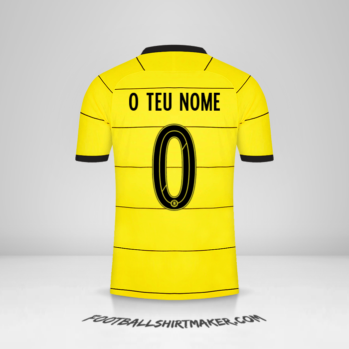 Camisola Chelsea Cup 2021/2022 II -  o teu nome - 0