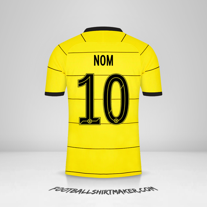 Maillot Chelsea Cup 2021/2022 Extérieur -  nom - 10