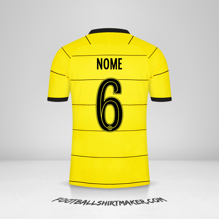 Camisola Chelsea Cup 2021/2022 Alternativa -  nome - 6