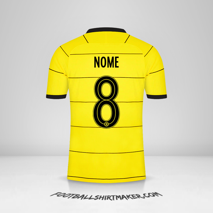 Maglia Chelsea Cup 2021/2022 Seconda -  nome - 8