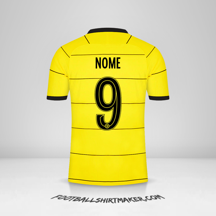 Maglia Chelsea Cup 2021/2022 Seconda -  nome - 9
