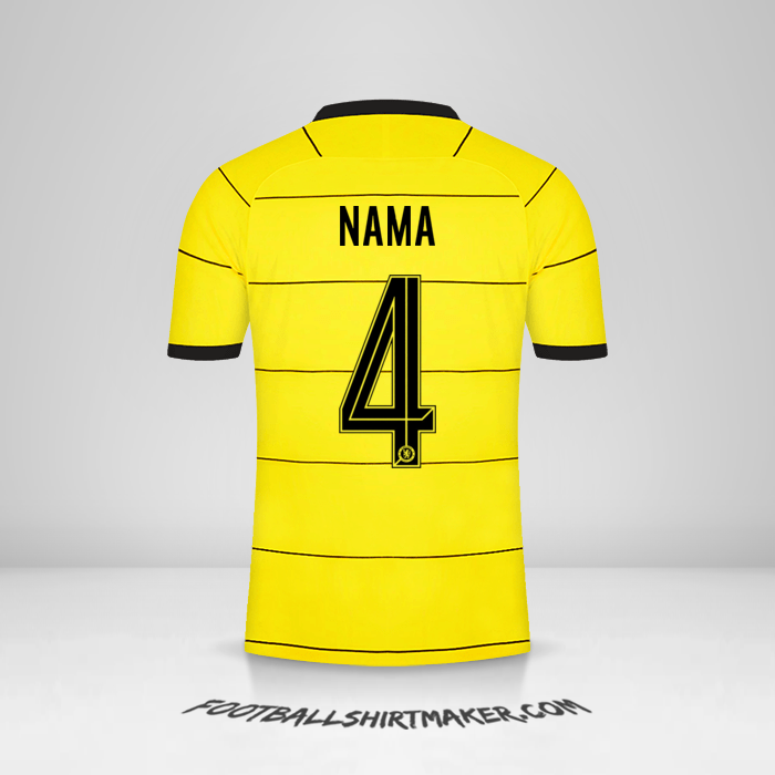 Jersey Chelsea Cup 2021/2022 Alternatif -  nama - 4