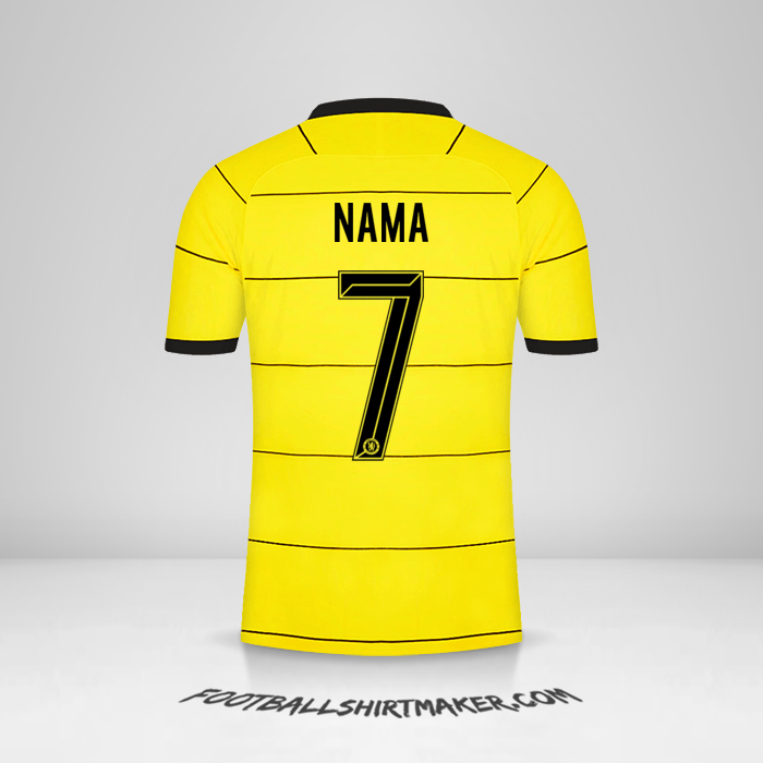 Jersey Chelsea Cup 2021/2022 Alternatif -  nama - 7