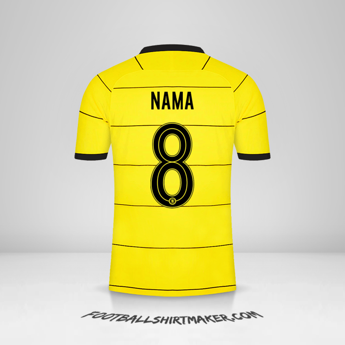 Jersey Chelsea Cup 2021/2022 Alternatif -  nama - 8