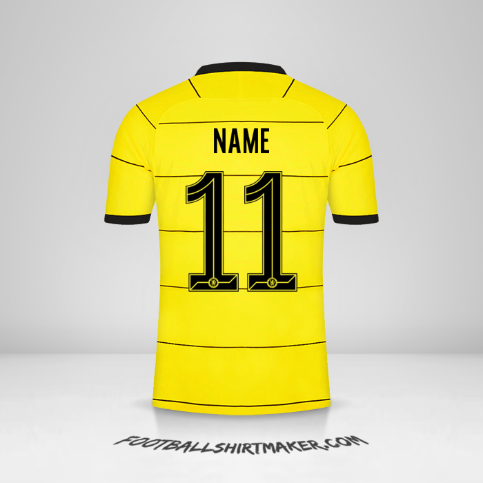 Trikot Chelsea Cup 2021/2022 Auswärts -  name - 11