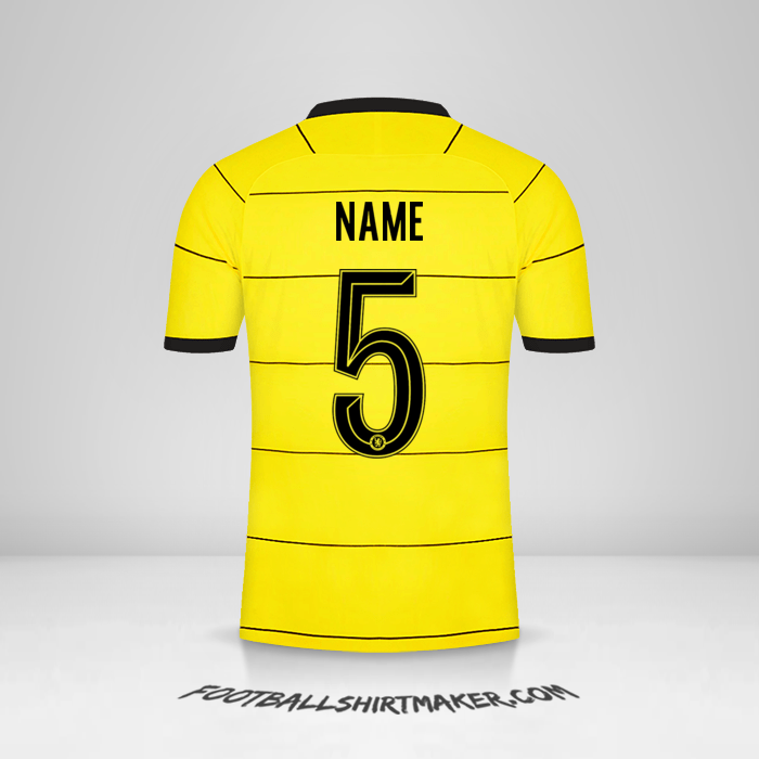 Trikot Chelsea Cup 2021/2022 Auswärts -  name - 5