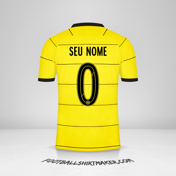 Camisa Chelsea Cup 2021/2022 II -  seu nome - 0