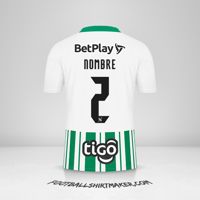 Camiseta Atletico Nacional 2022 -  nombre - 2