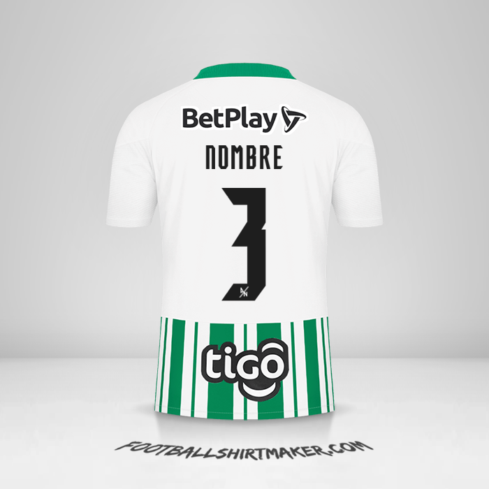 Camiseta Atletico Nacional 2022 -  nombre - 3