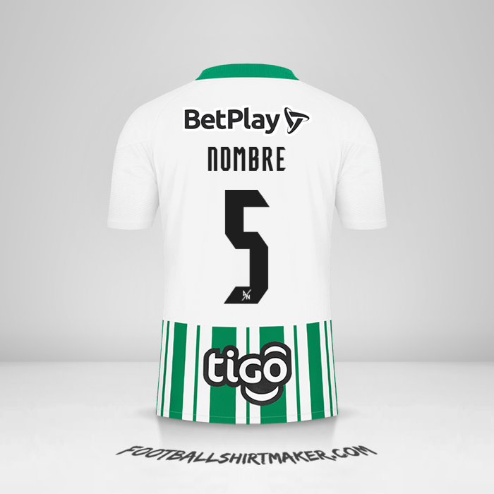 Camiseta Atletico Nacional 2022 -  nombre - 5