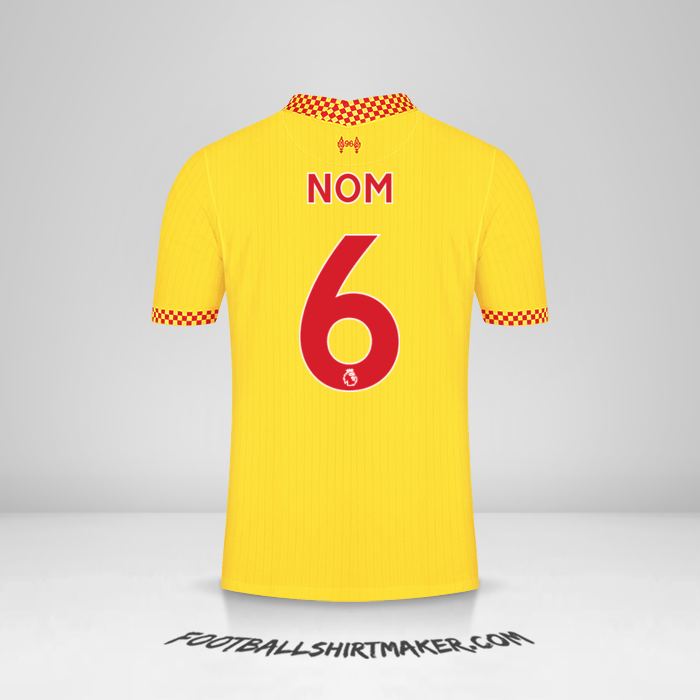 Maillot Liverpool FC 2021/2022 Troisième -  nom - 6