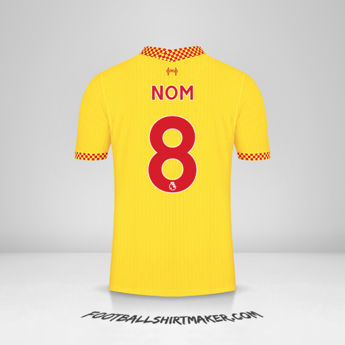 Maillot Liverpool FC 2021/2022 Troisième -  nom - 8