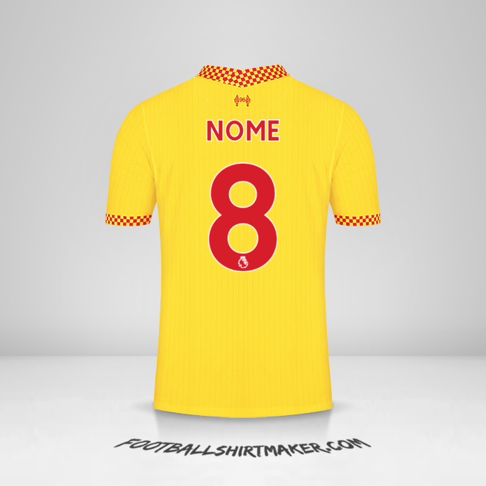 Maglia Liverpool FC 2021/2022 Terza -  nome - 8
