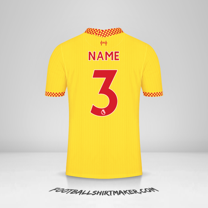 Jersey Liverpool FC 2021/2022 Third -  name - 3
