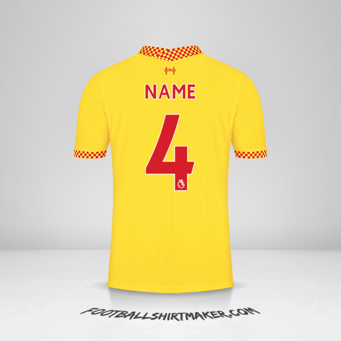 Trikot Liverpool FC 2021/2022 Dritte -  name - 4
