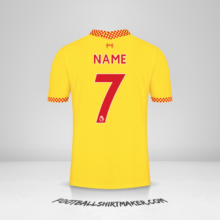 Jersey Liverpool FC 2021/2022 Third -  name - 7