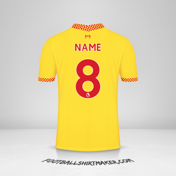 Jersey Liverpool FC 2021/2022 Third -  name - 8