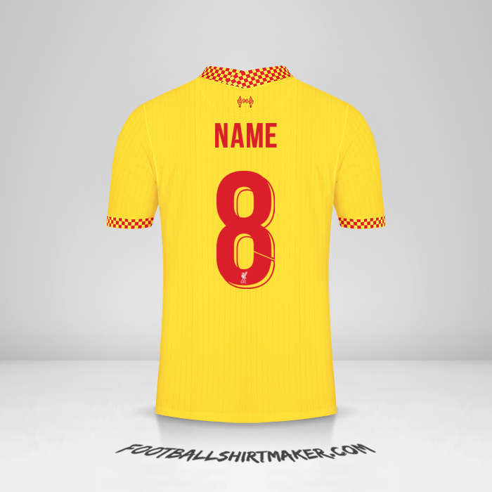 Shirt Liverpool FC Cup 2021/2022 Third -  name - 8