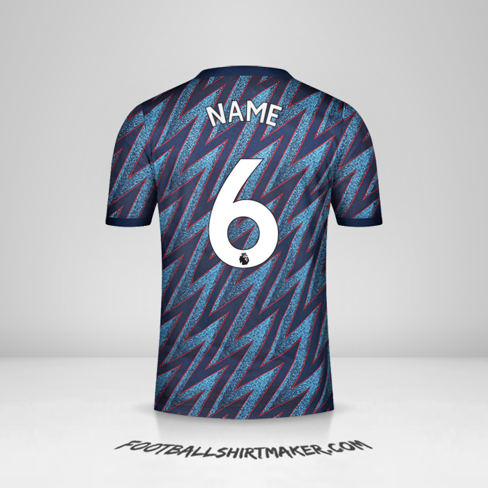 Jersey Arsenal 2021/2022 Third -  name - 6