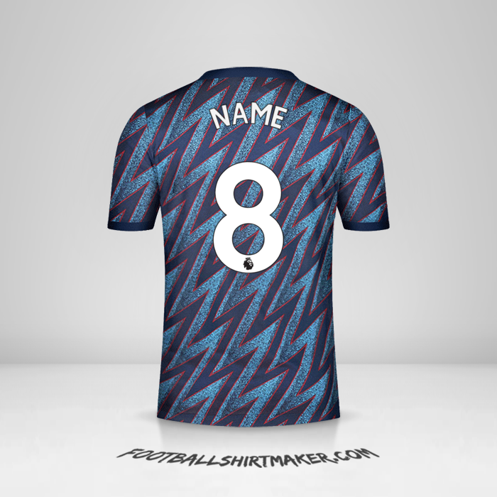 Shirt Arsenal 2021/2022 Third -  name - 8