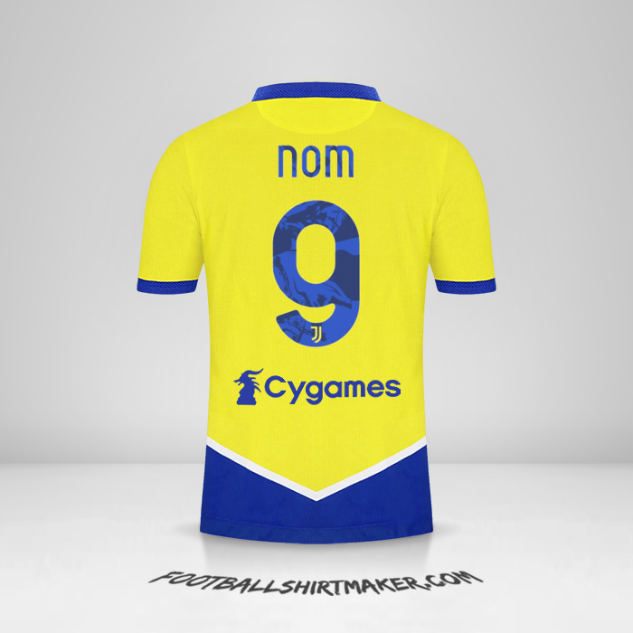 Maillot Juventus FC 2021/2022 Troisième -  nom - 9