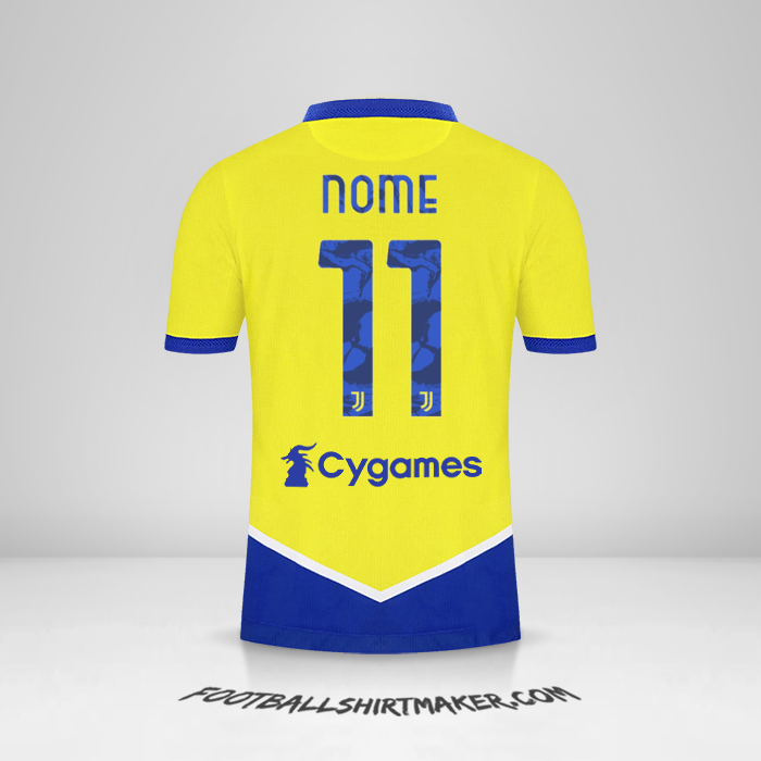 Camisola Juventus FC 2021/2022 Terceira -  nome - 11
