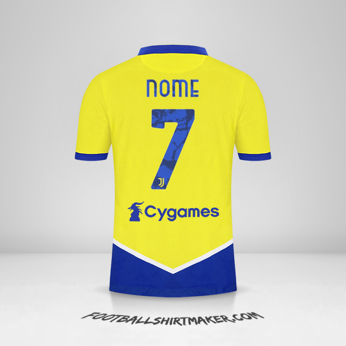 Maglia Juventus FC 2021/2022 Terza -  nome - 7