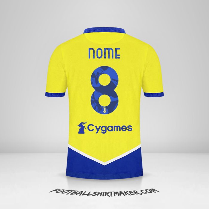 Maglia Juventus FC 2021/2022 Terza -  nome - 8