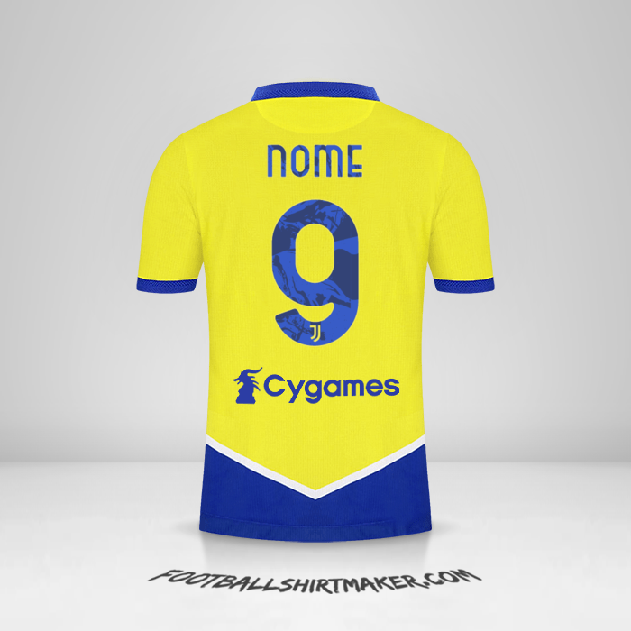 Maglia Juventus FC 2021/2022 Terza -  nome - 9