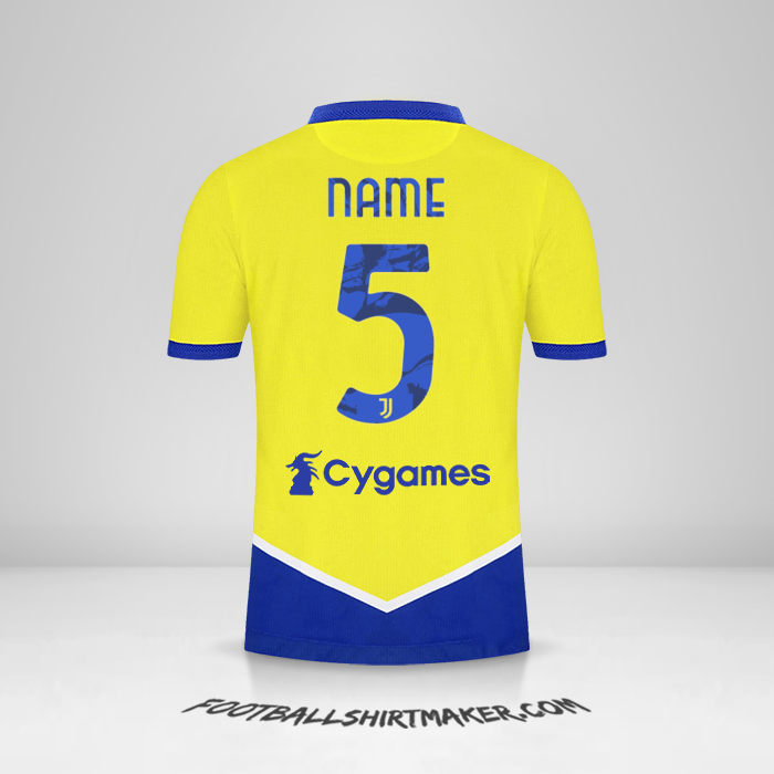 Jersey Juventus FC 2021/2022 Third -  name - 5