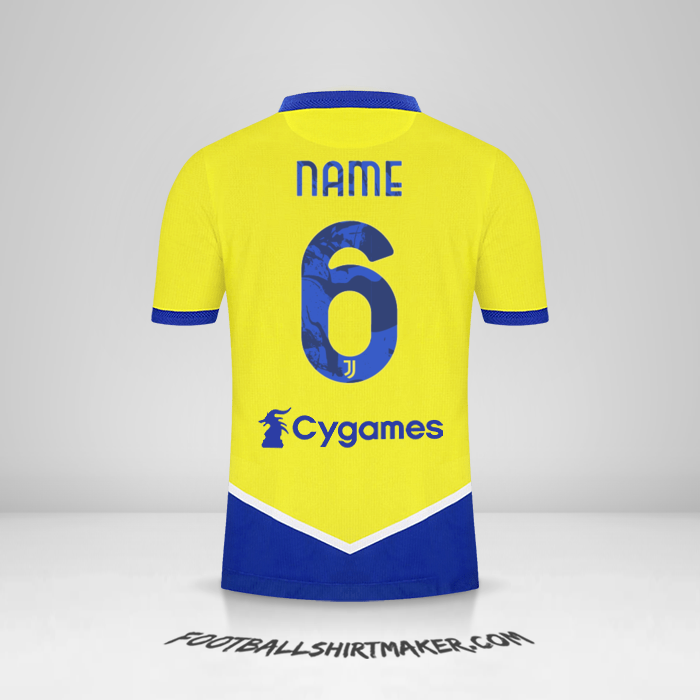 Shirt Juventus FC 2021/2022 Third -  name - 6