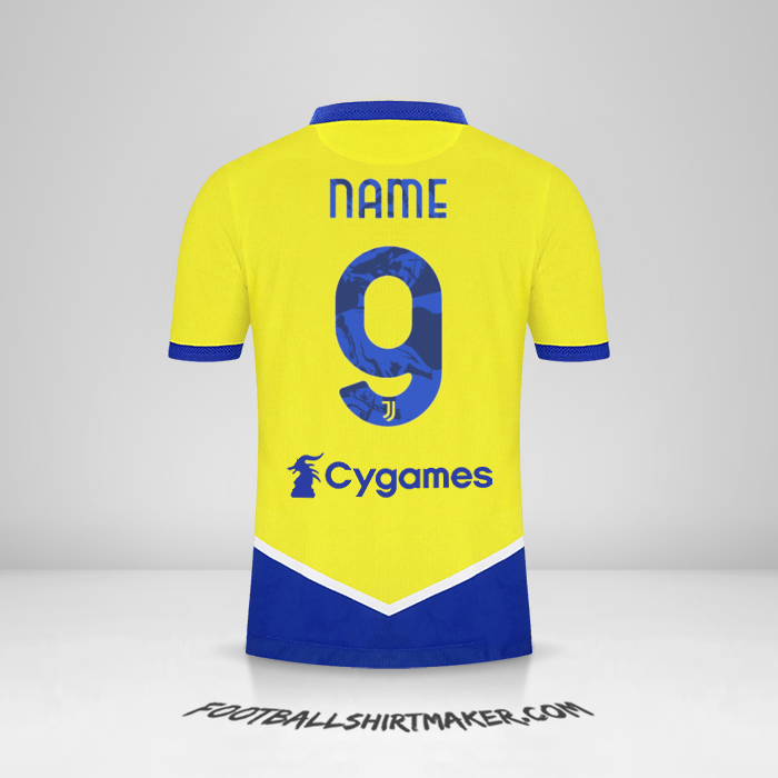 Shirt Juventus FC 2021/2022 Third -  name - 9