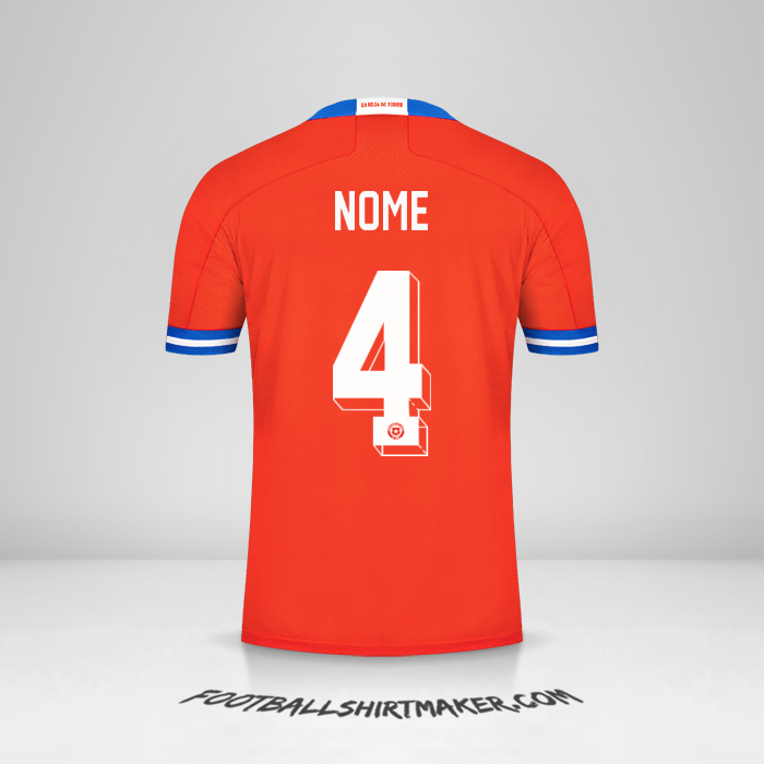 Maglia Cile 2021/2022 -  nome - 4