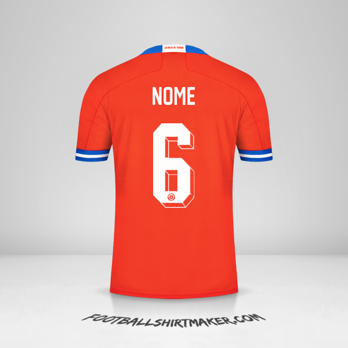 Maglia Cile 2021/2022 -  nome - 6